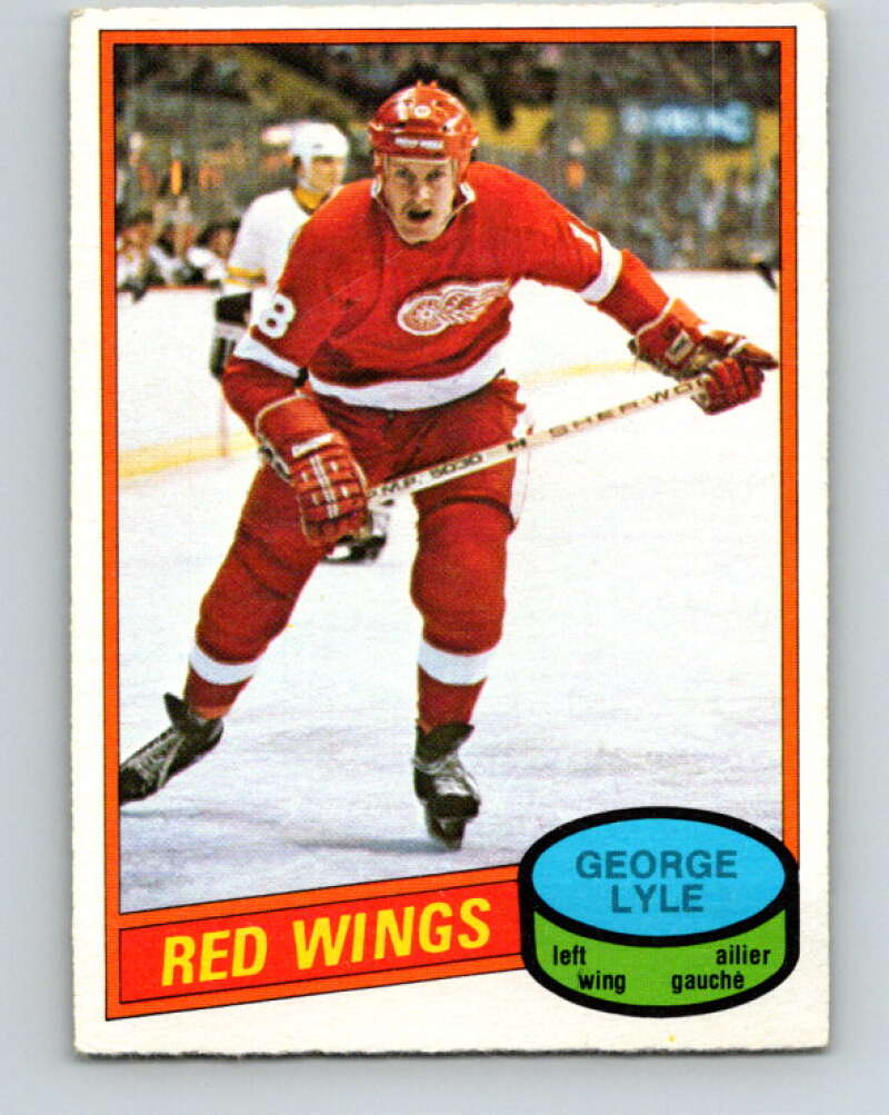1980-81 O-Pee-Chee #379 George Lyle  RC Rookie Detroit Red Wings  V40903