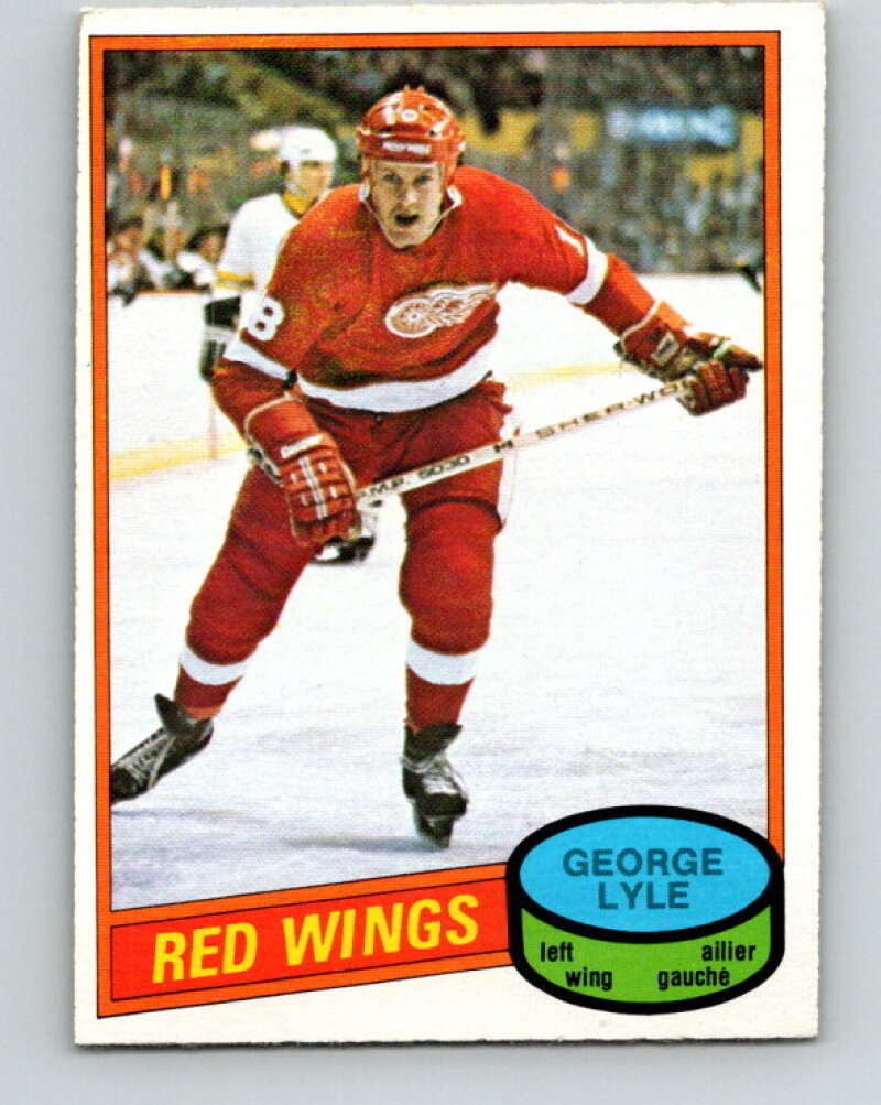 1980-81 O-Pee-Chee #379 George Lyle  RC Rookie Detroit Red Wings  V40907