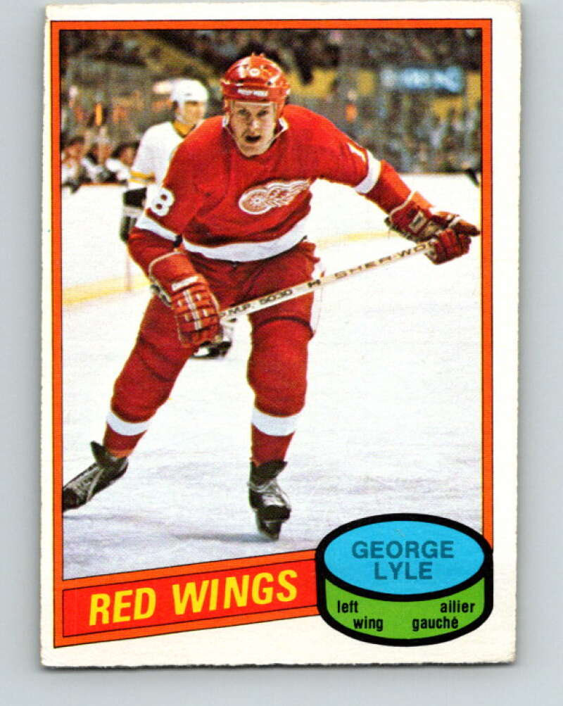 1980-81 O-Pee-Chee #379 George Lyle  RC Rookie Detroit Red Wings  V40908