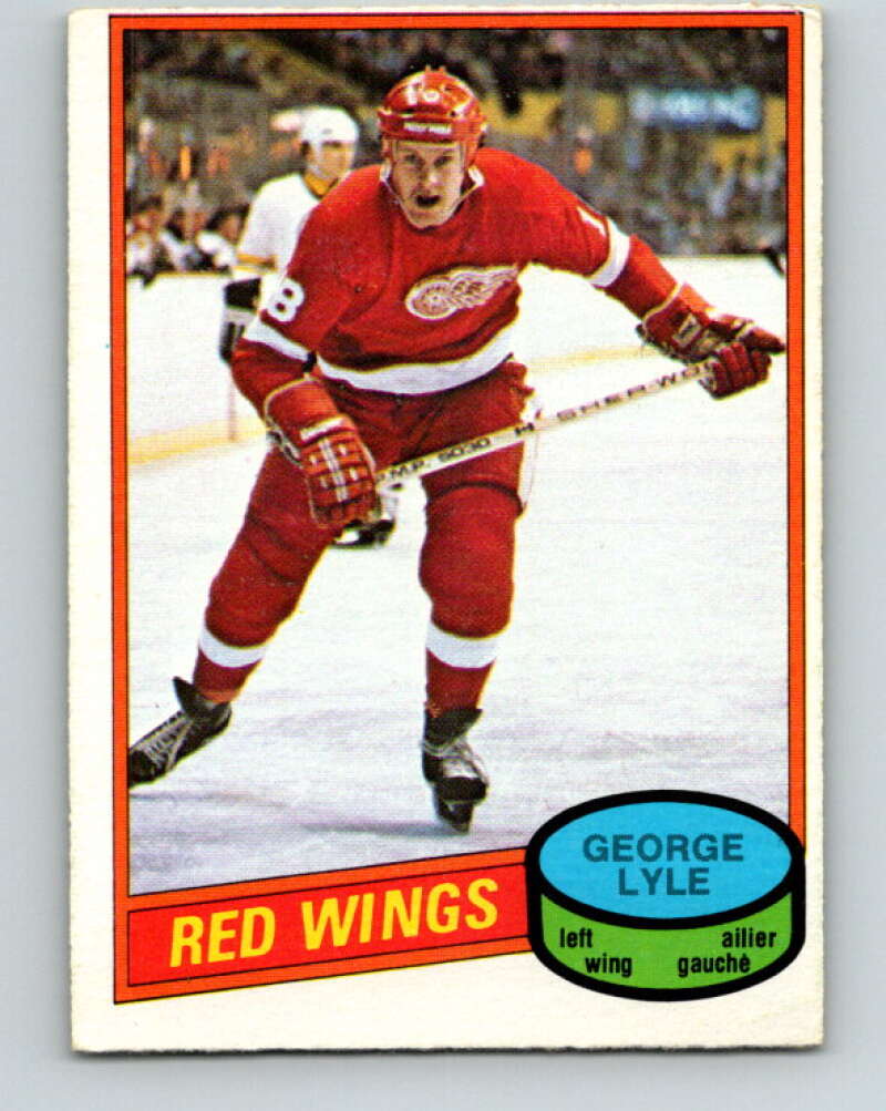 1980-81 O-Pee-Chee #379 George Lyle  RC Rookie Detroit Red Wings  V40910
