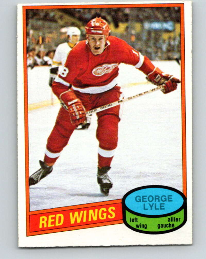 1980-81 O-Pee-Chee #379 George Lyle  RC Rookie Detroit Red Wings  V40912