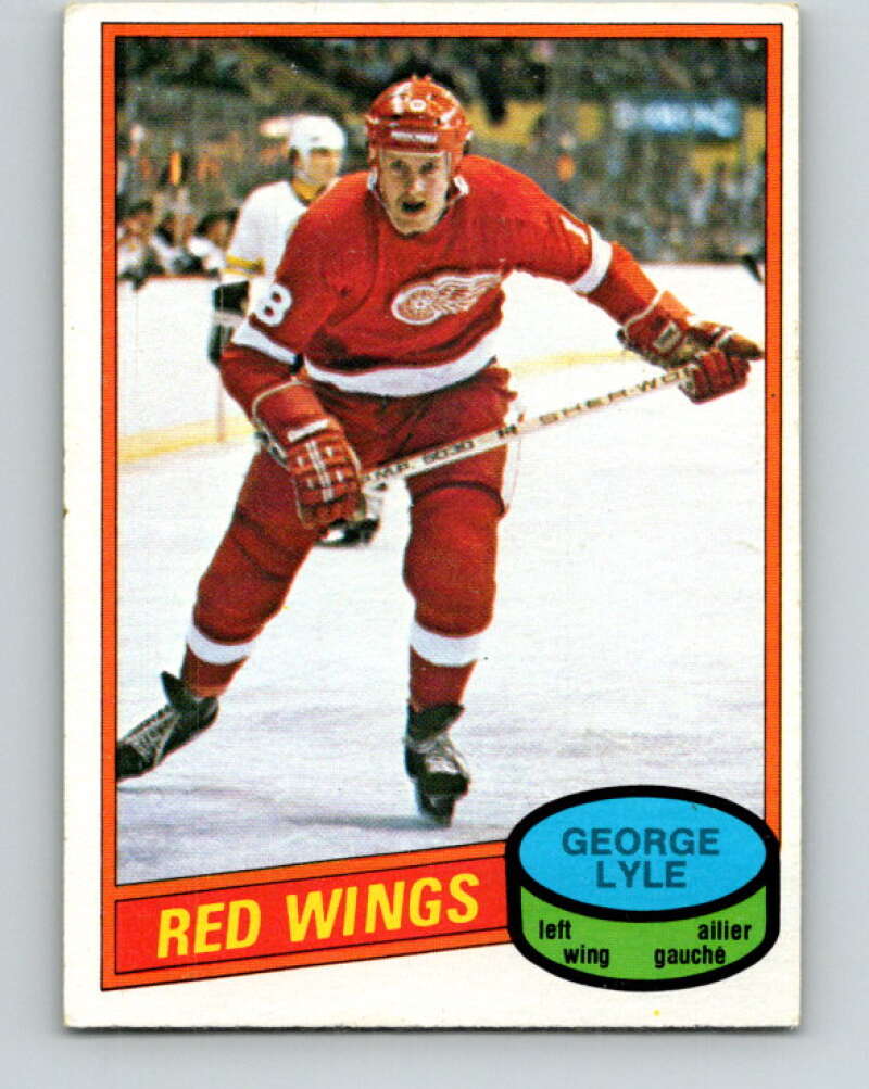 1980-81 O-Pee-Chee #379 George Lyle  RC Rookie Detroit Red Wings  V40913