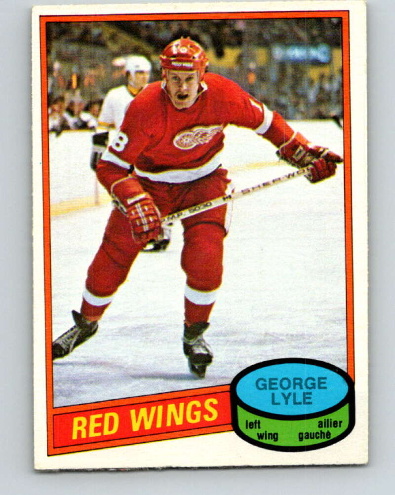 1980-81 O-Pee-Chee #379 George Lyle  RC Rookie Detroit Red Wings  V40914
