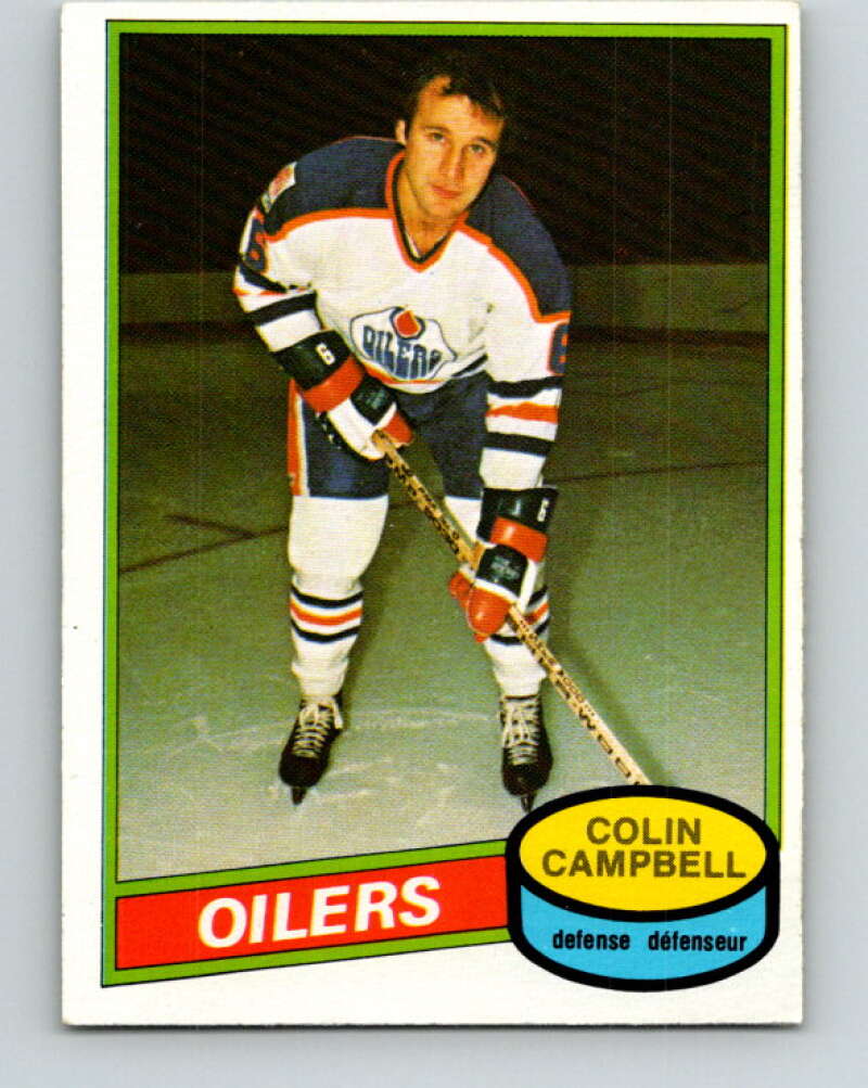 1980-81 O-Pee-Chee #380 Colin Campbell  Edmonton Oilers  V40915