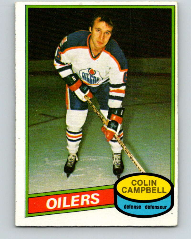 1980-81 O-Pee-Chee #380 Colin Campbell  Edmonton Oilers  V40918