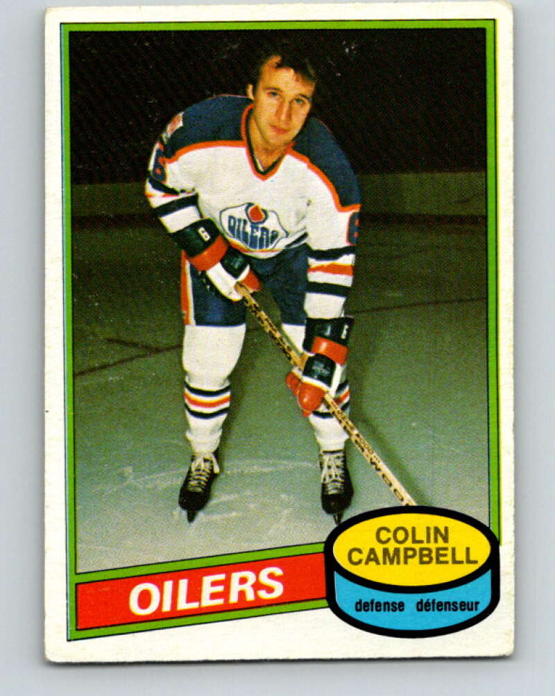 1980-81 O-Pee-Chee #380 Colin Campbell  Edmonton Oilers  V40922