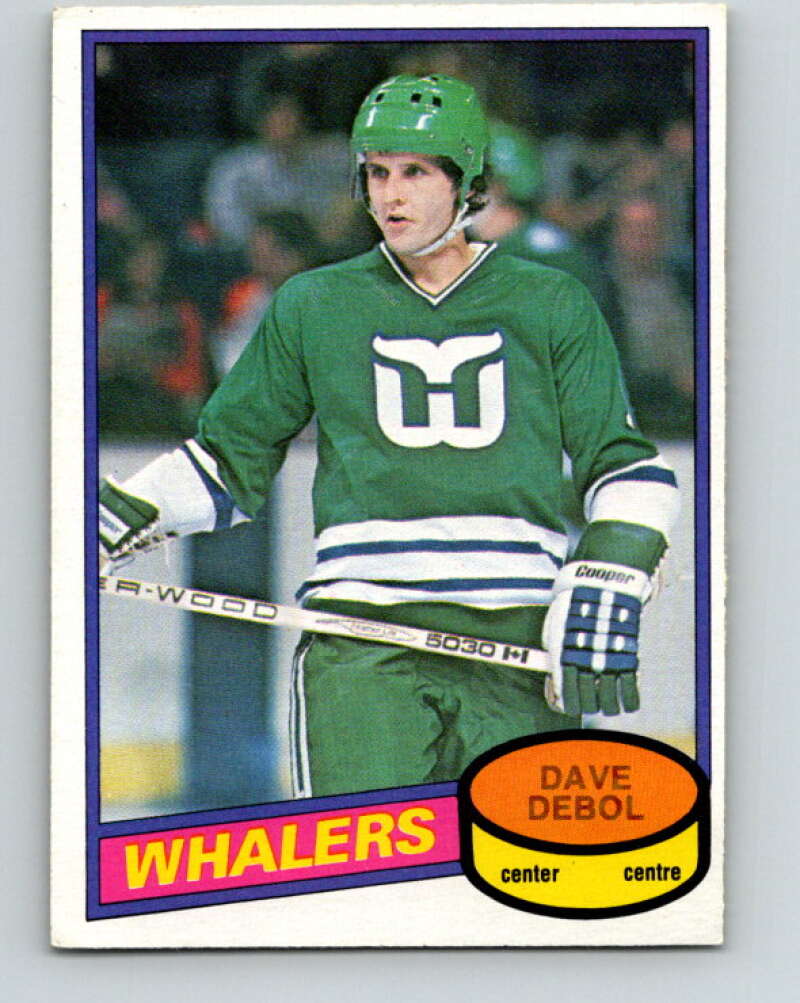 1980-81 O-Pee-Chee #381 Dave Debol  Hartford Whalers  V40924