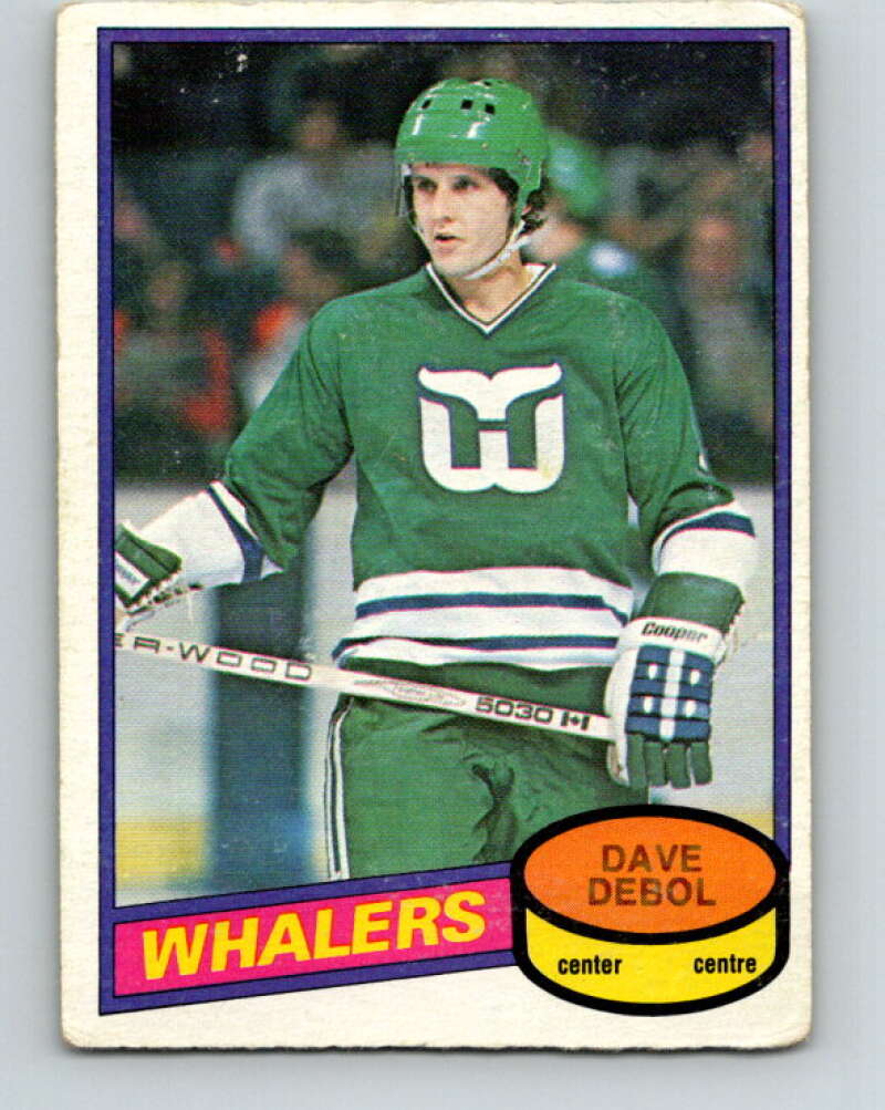 1980-81 O-Pee-Chee #381 Dave Debol  Hartford Whalers  V40935
