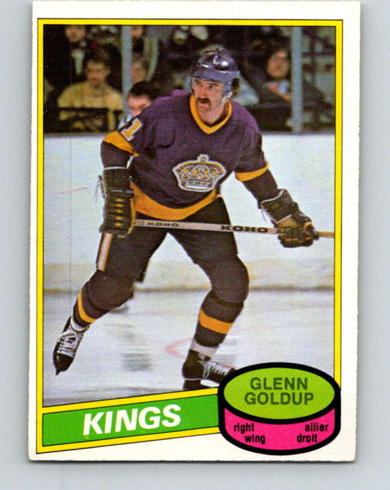 1980-81 O-Pee-Chee #382 Glenn Goldup  Los Angeles Kings  V40947