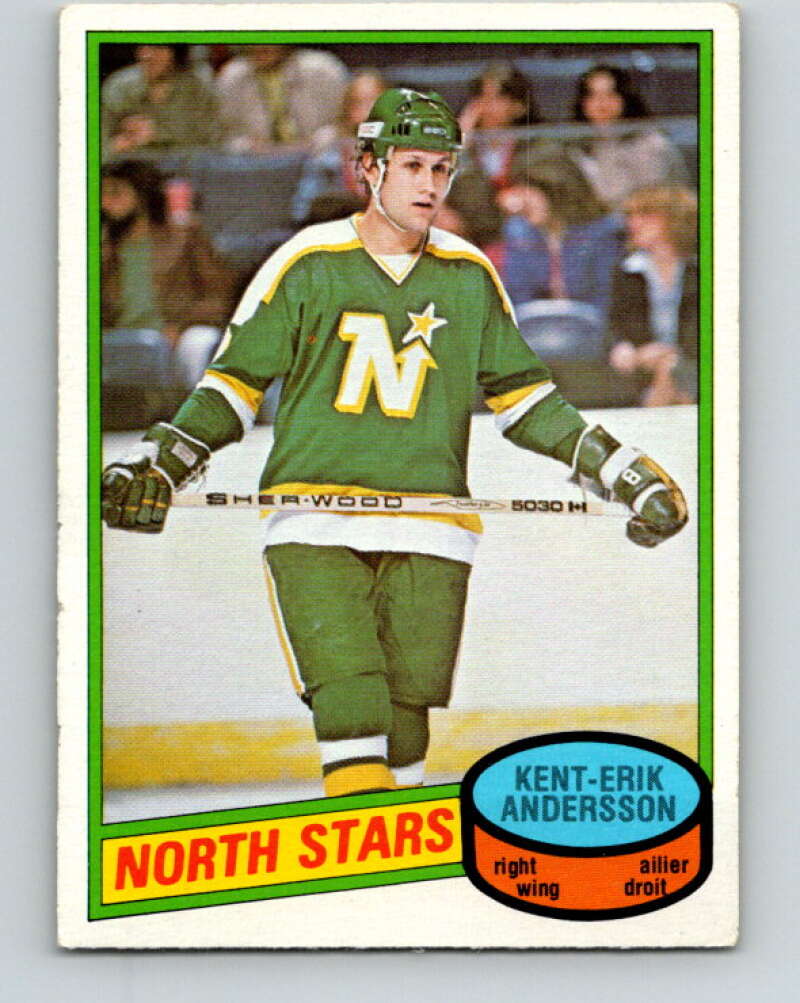 1980-81 O-Pee-Chee #383 Kent-Erik Andersson  Minnesota North Stars  V40948