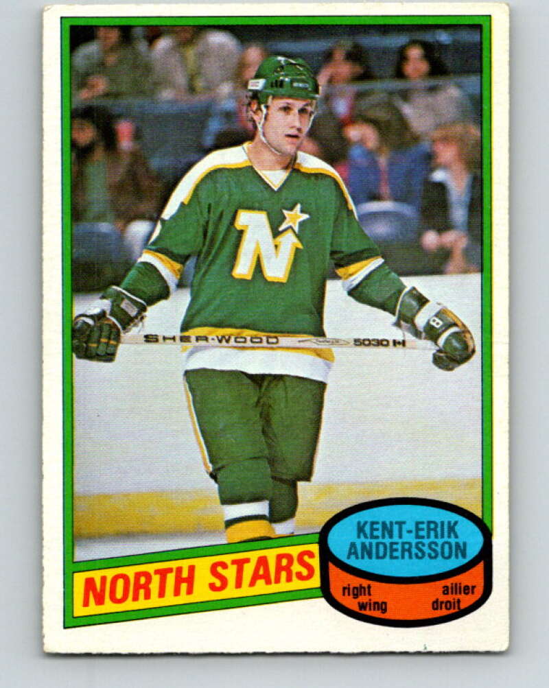 1980-81 O-Pee-Chee #383 Kent-Erik Andersson  Minnesota North Stars  V40950