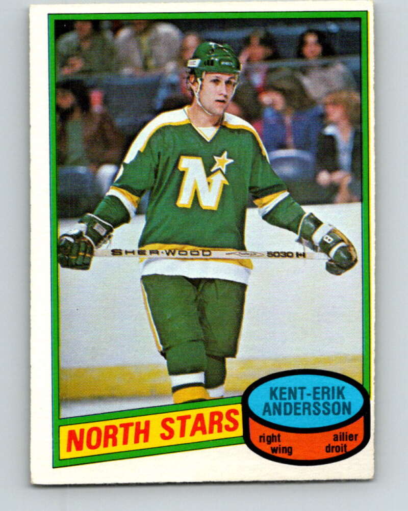 1980-81 O-Pee-Chee #383 Kent-Erik Andersson  Minnesota North Stars  V40952