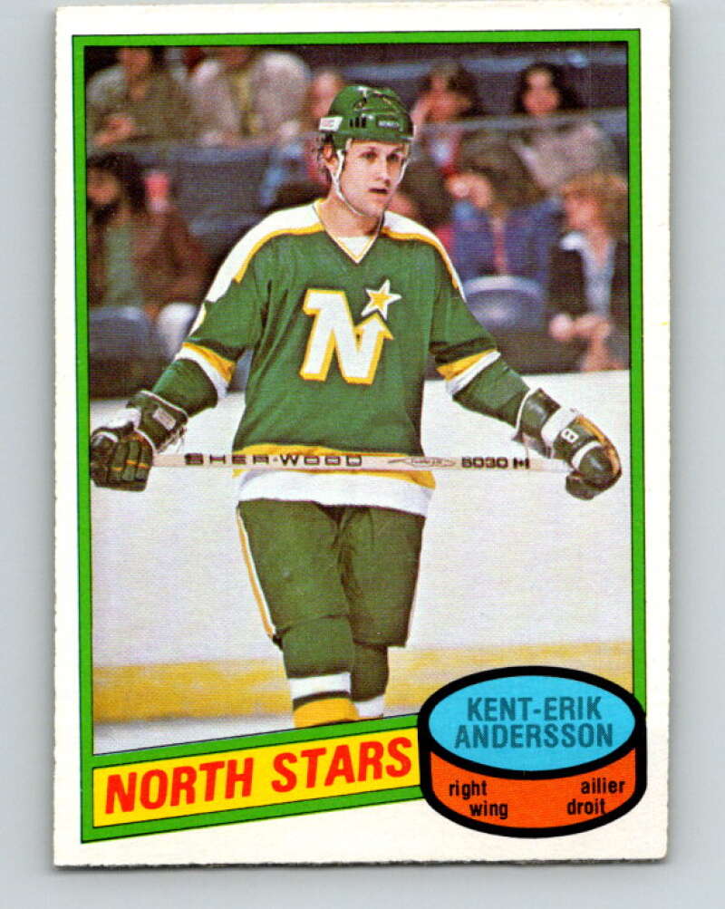 1980-81 O-Pee-Chee #383 Kent-Erik Andersson  Minnesota North Stars  V40955