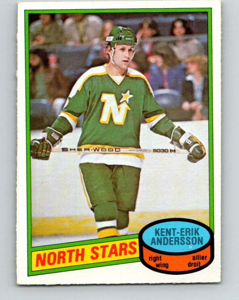 1980-81 O-Pee-Chee #383 Kent-Erik Andersson  Minnesota North Stars  V40956