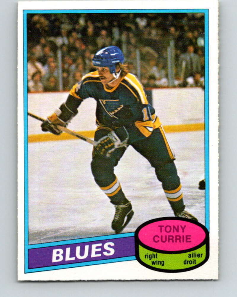1980-81 O-Pee-Chee #384 Tony Currie  RC Rookie St. Louis Blues  V40964