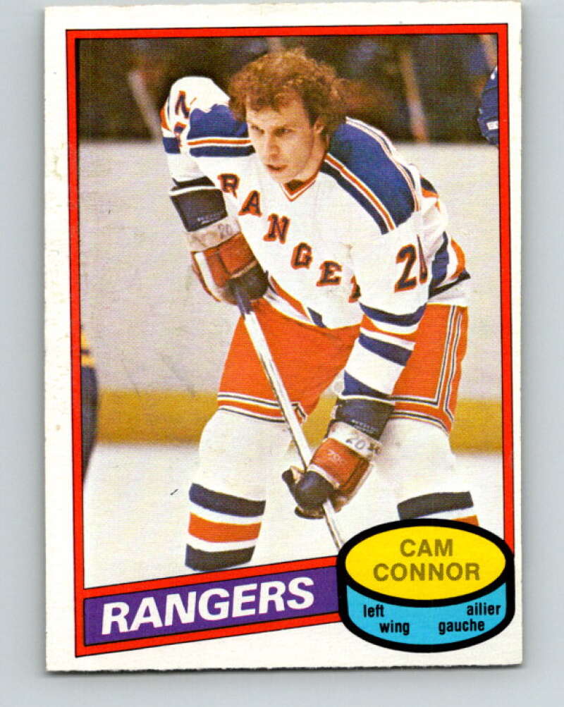 1980-81 O-Pee-Chee #387 Cam Connor  New York Rangers  V40982