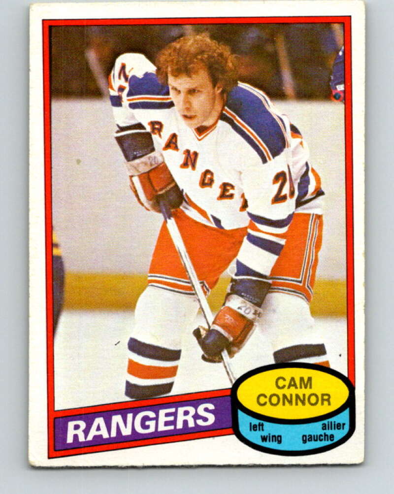 1980-81 O-Pee-Chee #387 Cam Connor  New York Rangers  V40984