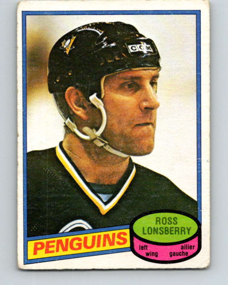 1980-81 O-Pee-Chee #388 Ross Lonsberry  Pittsburgh Penguins  V40987