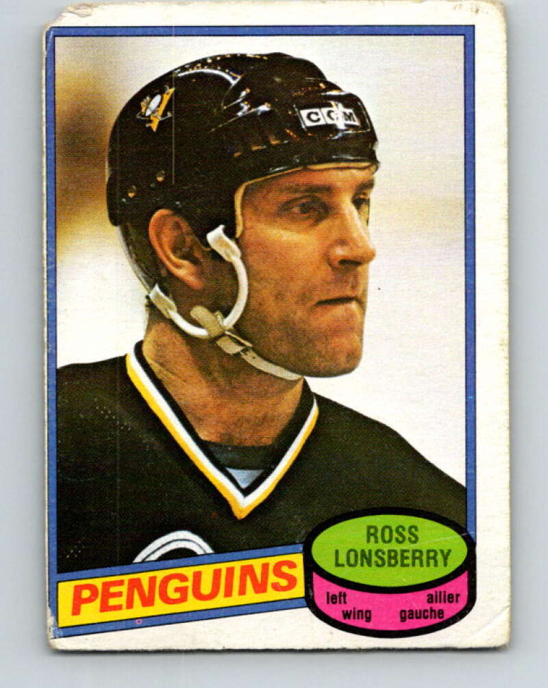 1980-81 O-Pee-Chee #388 Ross Lonsberry  Pittsburgh Penguins  V40988