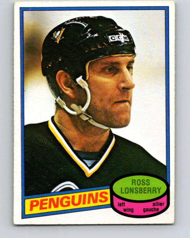 1980-81 O-Pee-Chee #388 Ross Lonsberry  Pittsburgh Penguins  V40993