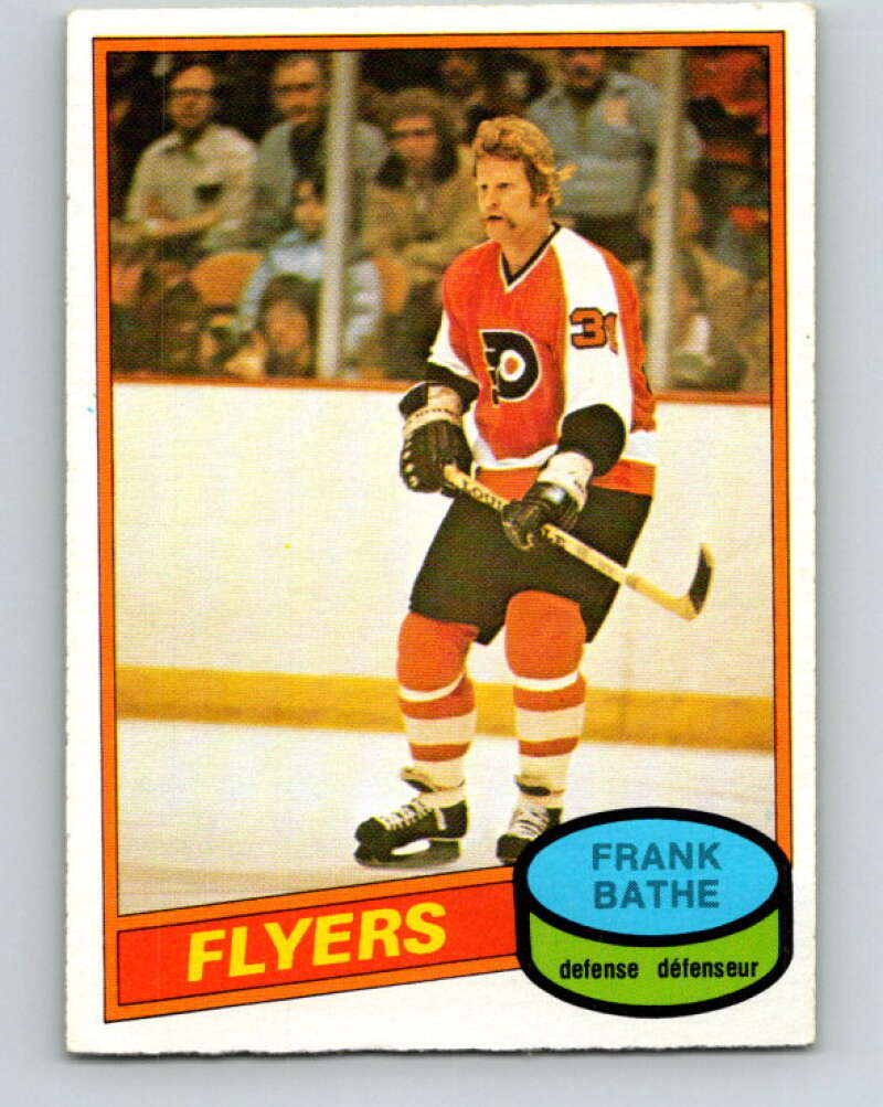 1980-81 O-Pee-Chee #389 Frank Bathe  RC Rookie Philadelphia Flyers  V41001