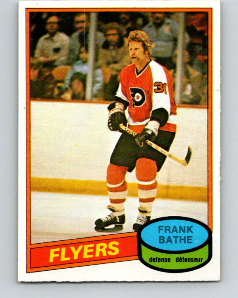 1980-81 O-Pee-Chee #389 Frank Bathe  RC Rookie Philadelphia Flyers  V41005