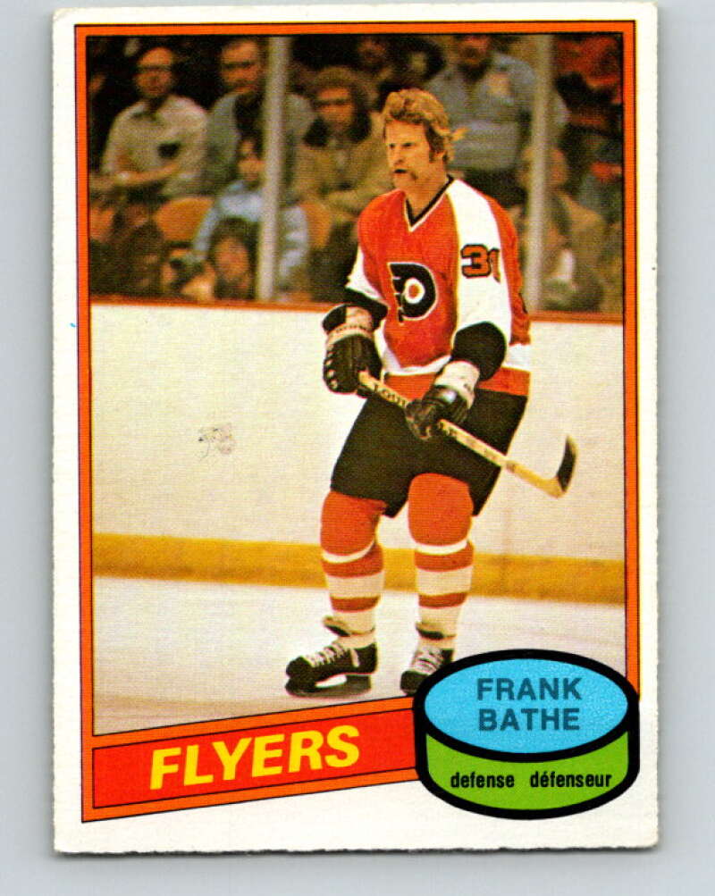 1980-81 O-Pee-Chee #389 Frank Bathe  RC Rookie Philadelphia Flyers  V41006