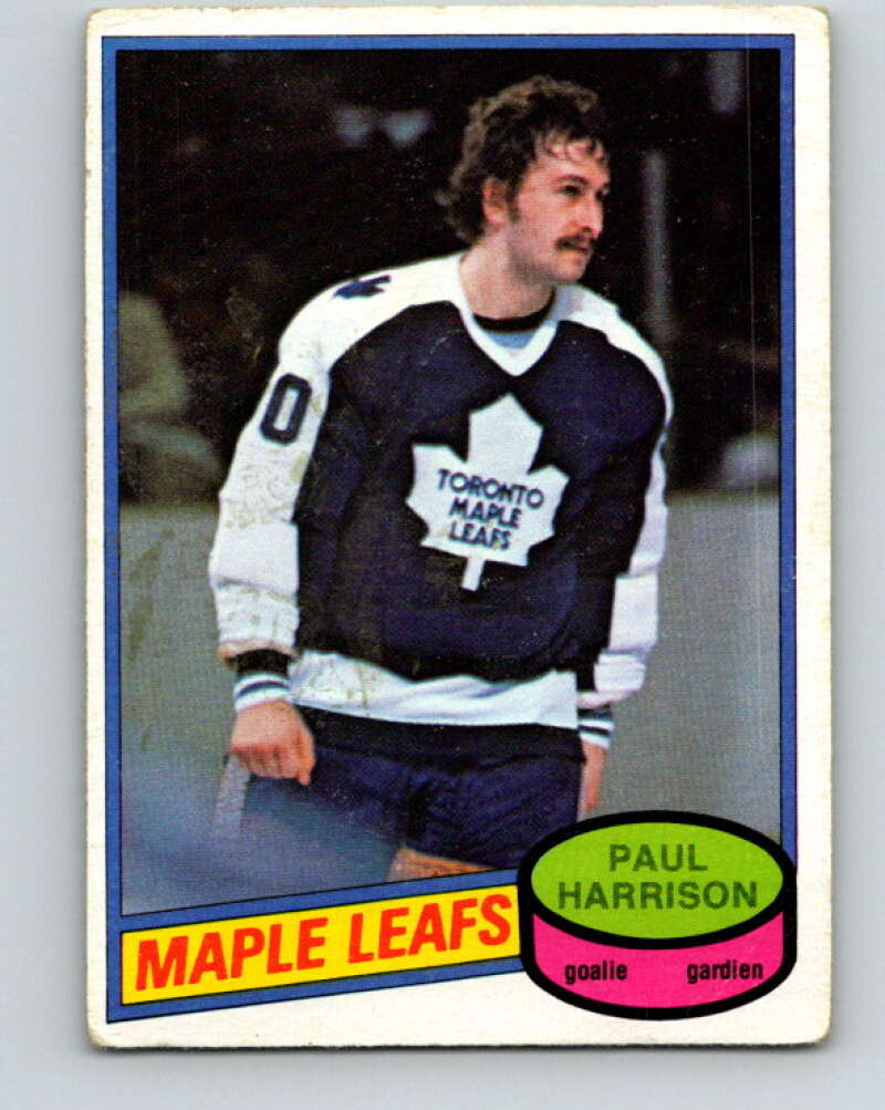 1980-81 O-Pee-Chee #391 Paul Harrison  Toronto Maple Leafs  V41024