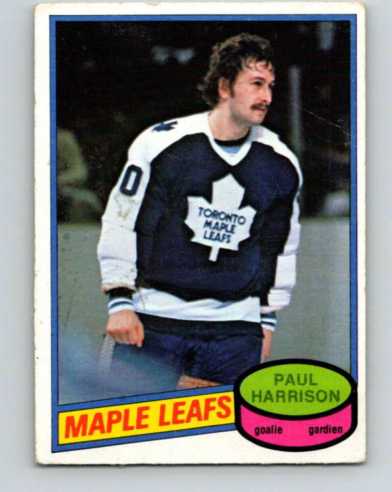 1980-81 O-Pee-Chee #391 Paul Harrison  Toronto Maple Leafs  V41025