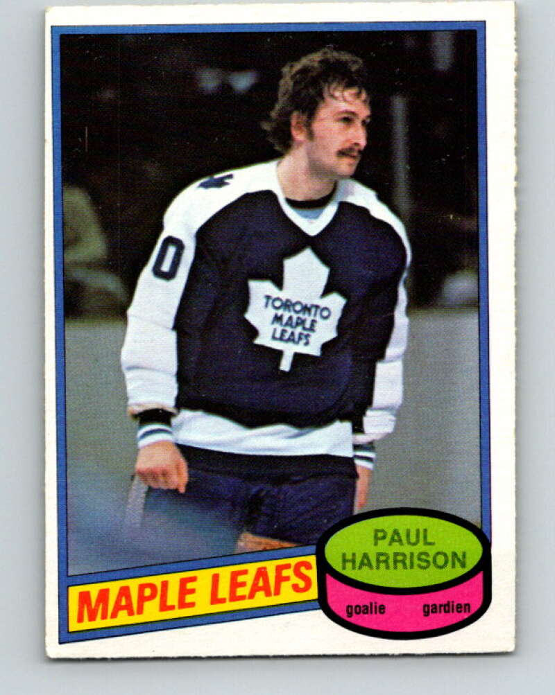 1980-81 O-Pee-Chee #391 Paul Harrison  Toronto Maple Leafs  V41027