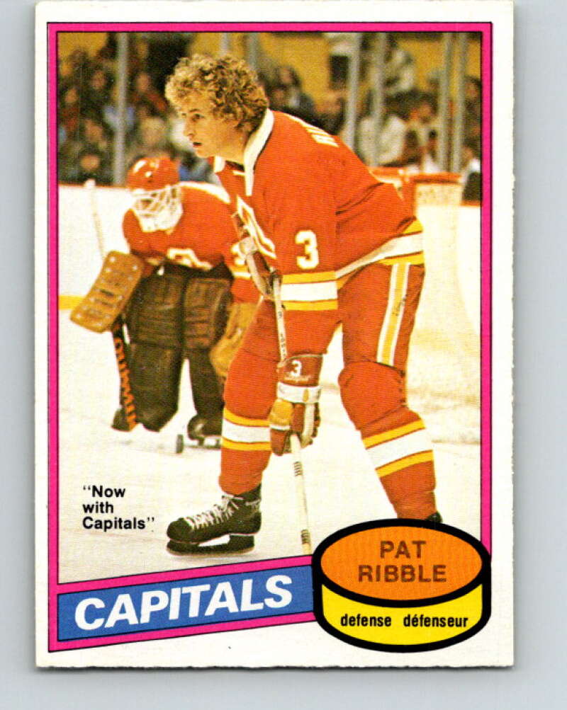 1980-81 O-Pee-Chee #393 Pat Ribble  Washington Capitals  V41047