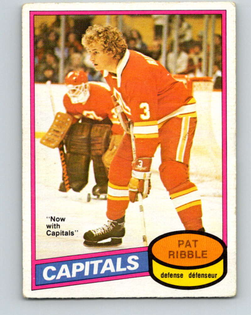 1980-81 O-Pee-Chee #393 Pat Ribble  Washington Capitals  V41048
