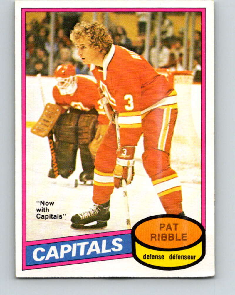 1980-81 O-Pee-Chee #393 Pat Ribble  Washington Capitals  V41052
