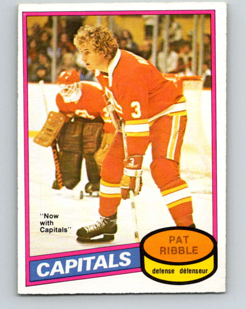 1980-81 O-Pee-Chee #393 Pat Ribble  Washington Capitals  V41055