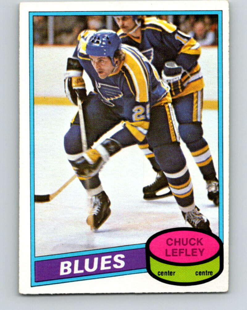 1980-81 O-Pee-Chee #395 Chuck Lefley  St. Louis Blues  V41074