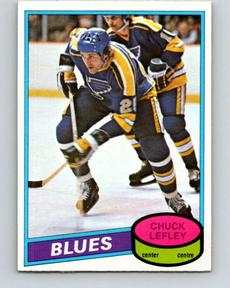 1980-81 O-Pee-Chee #395 Chuck Lefley  St. Louis Blues  V41079