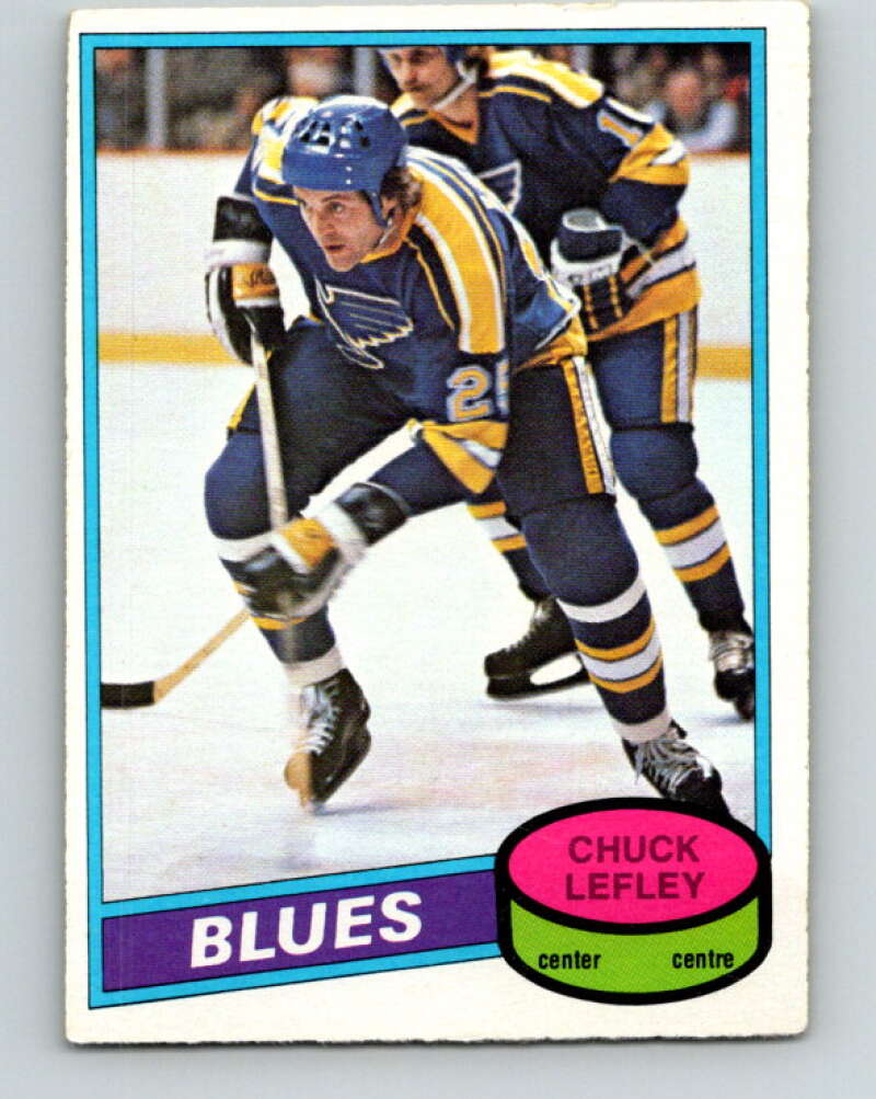 1980-81 O-Pee-Chee #395 Chuck Lefley  St. Louis Blues  V41084