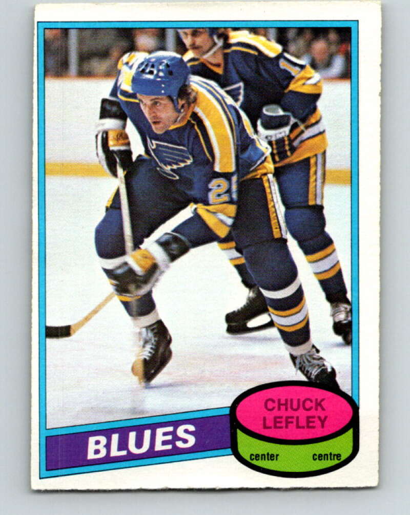 1980-81 O-Pee-Chee #395 Chuck Lefley  St. Louis Blues  V41085
