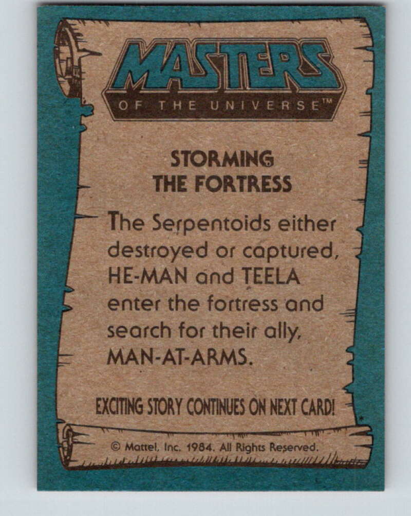 1984 Matel Masters of the Universe #67 Storming the Fortress  V4125