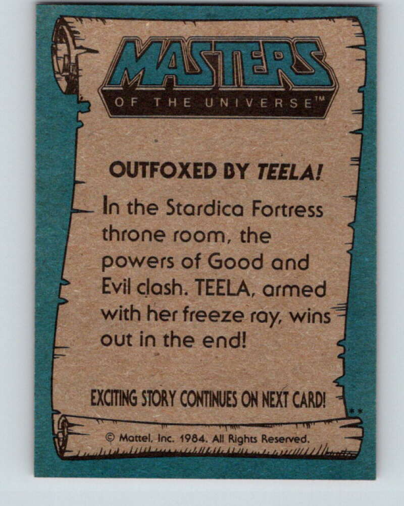 1984 Matel Masters of the Universe #72 Outfoxed by Teela  V4128