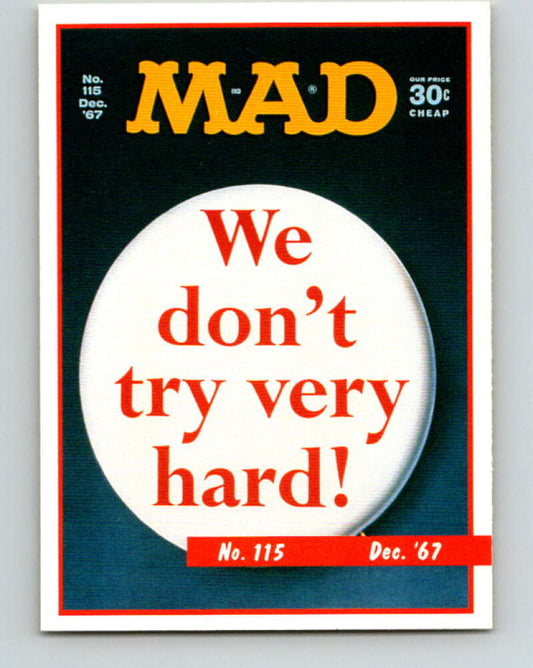 1992 Lime Rock MAD Magazine Series 1 #115 December 1967  V41199