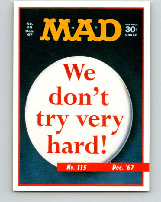 1992 Lime Rock MAD Magazine Series 1 #115 December 1967  V41200