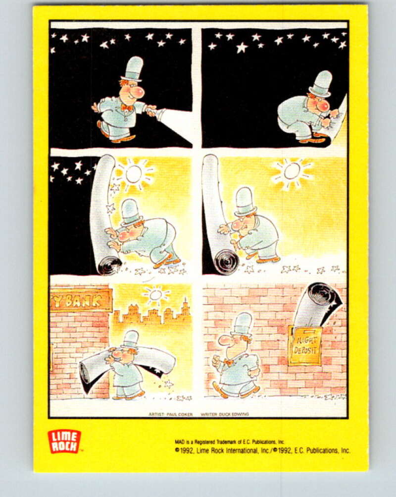 1992 Lime Rock MAD Magazine Series 1 #190 April 1977  V41223