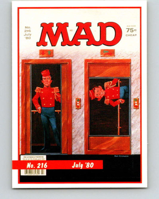 1992 Lime Rock MAD Magazine Series 1 #216 July, 1980  V41250