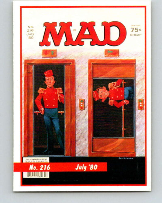 1992 Lime Rock MAD Magazine Series 1 #216 July, 1980  V41251