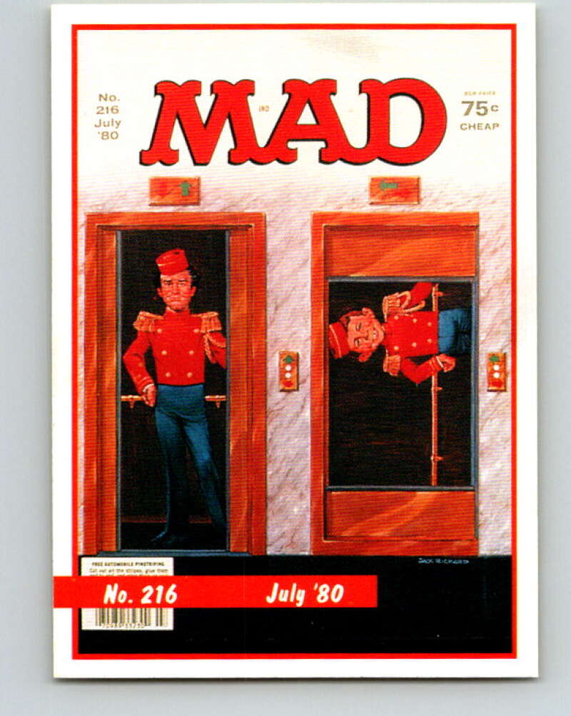 1992 Lime Rock MAD Magazine Series 1 #216 July, 1980  V41252