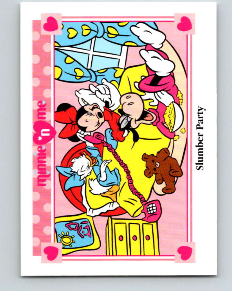 1991 Impel Disney Minnie 'n Me #14 Slumber Party  V41414