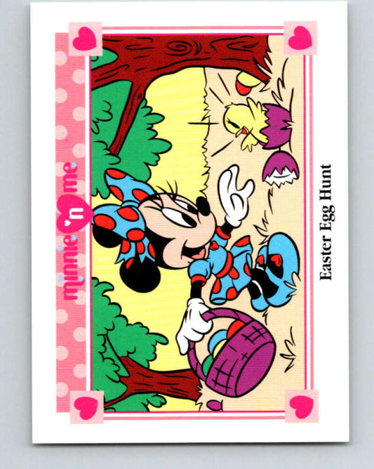 1991 Impel Disney Minnie 'n Me #19 Easter Egg Hunt  V41418