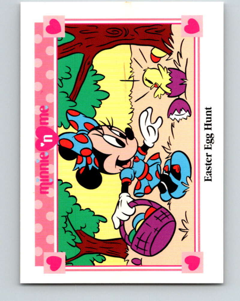 1991 Impel Disney Minnie 'n Me #19 Easter Egg Hunt  V41419