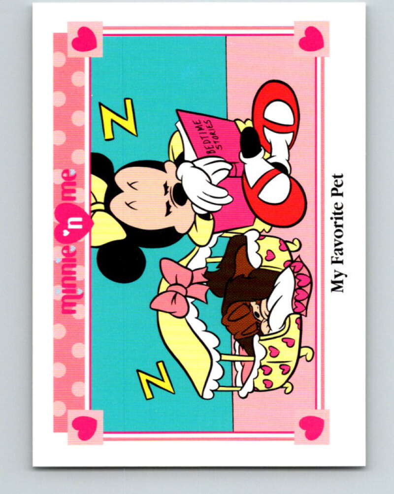 1991 Impel Disney Minnie 'n Me #24 My Favorite Pet  V41427